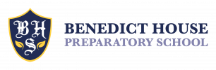 Benedict House Preparatory School Linear Logo Full Colour